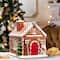 9.5" Ceramic LED Lit Gingerbread House Cookie Jar